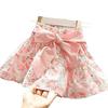 Falda Corta para Niñas Falda de Verano 2024 Nueva Falda Floral Falda de Verano Falda Estilo Delgado para Niña