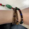 Collar de Xizang Más Vendido Versátil para Hombres y Mujeres Estilo Étnico Vintage Cadena de Lana Accesorios para Ropa Larga de Algodón y Lino Viaje de Madera