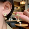 Placa de Incienso para Mosquitos sin Orejas Pinza para Oreja Diseño de Estilo Frío Pendientes Pendientes Largos con Borlas para Mujer Pinza para Oreja Indolora Versátil