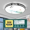 Nueva Lámpara de Techo para Sala de Estar Estilo Chino 5 Lámparas de Techo LED para Hogar Nueva Lámpara de Techo Simple y Grande para Habitación Dormitorio Estilo Moderno Minimalista Hierro