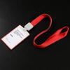 Permiso de trabajo de aleación de aluminio con cordón hebilla fácil de tirar colgante para insignia tarjeta de trabajo para el cuello juego de tarjetas de fábrica insignia retráctil hebilla fácil de tirar