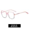 82248 Nuevo Marco Óptico para Mujer Estilo Lujo Accesible Europeo y Americano Gafas para Miopía Fábrica Stock Directo Pin de Pegamento Dorado Marco de Gafas Cp