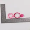 Dopamina Colorido Transparente Hueco Estrella de Cinco Puntas Corazón Anillo para Libro Llavero Caja de Auriculares DIY Colgante Joyería