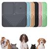 Tapete Popular de Silicona para Lamer Mascotas de Amazon con Ventosa para Gatos y Perros para Comer Almohadilla Antideslizante para Lamer y Ahogarse Tapete para Mascotas