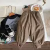 Pantalones de algodón extra gruesos Kino ropa infantil Zhili Huzhou ropa de invierno para niños pantalones largos cálidos extra gruesos versátiles estilo coreano para niños