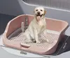 Tapete para Perros Extra Grande con Valla Alta, Antisalpicaduras, Soportes Incluidos para Perros Pequeños, Medianos y Grandes