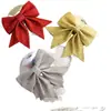 Venta al por mayor de fábrica Accesorios de Navidad Adornos forma tridimensional Adornos de pared Lazo Colgantes de árbol de Navidad Suministros de decoración