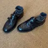 Mocasines de doble correa con velcro estilo británico para mujer, nueva colección otoño 2026, planos versátiles retro de tacón grueso
