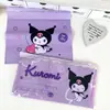 Bolsas de basura autoadhesivas Sanrio con diseños de Cinnamoroll y Kuromi, lindas bolsas de almacenamiento adhesivas de escritorio portátiles y engrosadas