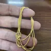 Collar de Hueso de Serpiente de 1 mm Dorado Europeo y Americano Más Vendido Chapado en Oro Real Joyería al por Mayor Temu Aliexpress Más Vendido para Dama