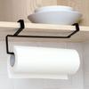 Armário de cozinha de ferro forjado suporte de tecido porta multifuncional porta de volta toalha bar rack de cozinha rack de armazenamento