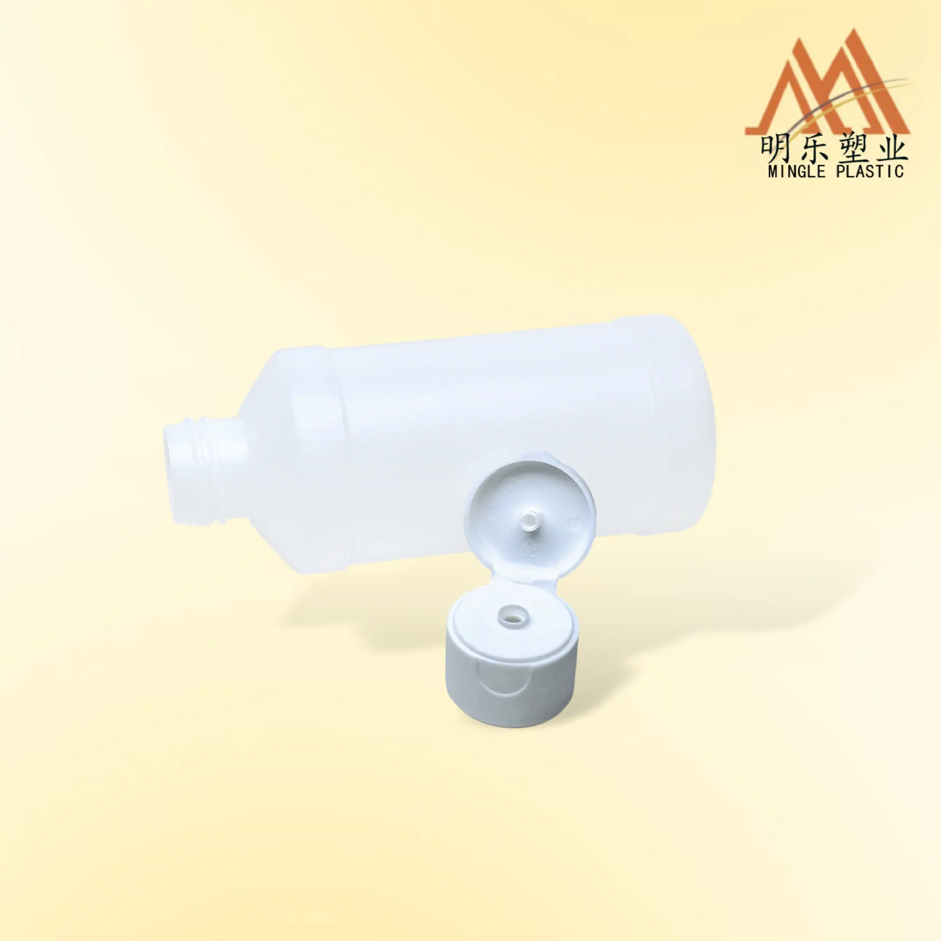 250ml标槽颜料PE瓶-05翻盖