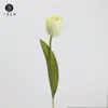 Ventas Directas de Fábrica Kerr Tulipán Tacto Natural Humectante Seda Flores Artificiales Boda Flor Falsa Diseño Artístico Muebles para el Hogar