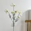 Flores artificiais Princesa Cosmos, flores gérbera, flores artificiais para arranjos de casamento, buquês de mão, arranjos florais de florista, adereços de fotografia