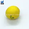 Bola de Pressão de Espuma PU Espuma PU Rebote Lento Amarelo Expressão Pressão Bola de Apertar