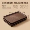 Bandeja para aperitivos de té, patrón de ondas de agua de PP, rectangular, engrosada, resistente a roturas, con bordes bajos para evitar que los artículos se resbalen, para colocar pasteles, galletas y frutas