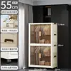 Guarda-roupa infantil simples, sem necessidade de instalação, armário de armazenamento de roupas para casa, armário dobrável multicamadas, armário de armazenamento, armário com prateleiras