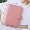 Cubierta de Cuaderno de Hojas Sueltas Macarrón de PU A6 Exclusiva Transfronteriza Planificador Desmontable Papelería Fresca Creativa
