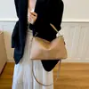 Bolsa de ombro, bolsa transversal e bolsa de mão de alta qualidade, com padrão de lichia, grande capacidade, nova moda outono 2026, simples, estilosa e versátil