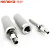 Elemento de Filtro Sinterizado de Metal para Separar Impurezas de Partículas Sólidas en Gas, Filtro Poroso de Acero Inoxidable Sinterizado para Polvo