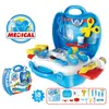 Juguetes de Juego para Niños Traje Maleta Simulación Doctor Juguetes de Inyección Herramientas Médicas de Plástico Caja de Almacenamiento