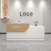 Mostrador de Caja, Barra de Bar, Tienda Pequeña de Ropa, Salón de Belleza, Peluquería, Mesa Mostrador, Recepción Principal de Empresa, Diseño Simple