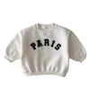 Ropa para Bebés y Niños Pequeños Sudadera Casual Rayada con Letras Estilos Primavera y Otoño para Niños y Niñas Unisex Tops Versátiles Modernos