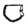 Cor Doce Dupla Camada High Street Cor Vintage Acrílico Corrente de Calça Corrente Tecida de Paracord Calças Jeans