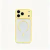 Adequado para Capa de Celular iPhone 18 Pro Max, Cor Doce, Resistente a Manchas, Magnética, Toque de Pele Ai Capa Protetora de Cobertura Total para Apple 17
