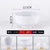 Vajilla de melamina plástico tazón pequeño salsa para mojar comercial imitación porcelana tazón de arroz tazón de arroz de comedor olla caliente condimento tazón pequeño de sopa de dos colores