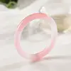 Direto da fábrica pedra de quartzo natural jade raiz de lótus rosa pequeno bracelete redondo ouro jade rosa jade bracelete fornecimento ao vivo