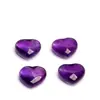 Hongchu Cristal Amatista Natural Forma de Corazón Cuentas Sueltas Accesorios para Joyería DIY Cuentas Sueltas al por Mayor Amatista Uruguaya al por Mayor