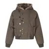 Chaqueta Corta de Algodón con Solapa Retro Americana para Hombre y Mujer Otoño Invierno Nueva Gruesa Cálida Holgada Casual Versátil Abrigo de Algodón Ropa de Abrigo