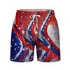 Amazon AliExpress Explosiones Impresión Digital 3D Pantalones de Playa Talla Grande Casual Secado Rápido Pantalones Cortos Exteriores