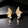 Tk Pendientes de Borla Geométricos con Pedrería de Lujo Ligero Más Vendidos Moda Nicho Aretes Pendientes de Gama Alta