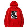 Sudadera con capucha de anime con estampado de leyenda Guts Gus estilo espada Berserk y abrigo de terciopelo con borde cruzado