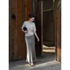 Elegante camisa de punto con mangas murciélago, elegante diseño acanalado, top de manga corta que ciñe la cintura, transmisión en vivo de nuevo producto, dropshipping transfronterizo