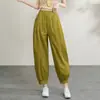 Pantalones de Linterna Negros para Mujer, Nuevo Estilo Verano 2026, Cintura Alta, Adelgazantes, Alargan las Piernas, Pantalones de Pierna Ancha de Nueve Puntos, Pantalones Largos Casuales Versátiles