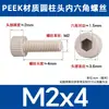Tornillos de Cabeza Hexagonal de Plástico Cilíndrico Peek Resistentes a Altas Temperaturas Resina de Alta Resistencia Tornillos de Cabeza de Copa Aislados de Nylon Venta al por Mayor