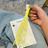 Lanyard Tejido de Encaje Colorido para Teléfono DIY Estilo Miu Colgante para Bolso Dopamina Llavero Accesorio para Teléfono