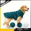 Ropa de Otoño e Invierno para Mascotas Nueva Transfronteriza para Perros de Tamaño Mediano Chaqueta de Velcro Gruesa y Cálida para Mascotas Ropa Cómoda de Algodón para Perros