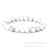 Pulsera de piedra natural transfronteriza de Amazon ágata rayado cebra rosa pulsera vintage para hombre y mujer cuerda elástica poke beads