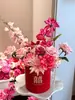 Decoração de Atmosfera para Quarto de Casamento, Guirlanda Cascata de Flores para Cabeceira de Quarto, Enfeites Decorativos com Palavras Felizes, Quarto Novo da Noiva