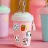 Pegatinas Pequeñas Frescas de Amazon Transfronterizas Lindas Mini Tazas de Agua Tabletas Decoración de Regalo Pegatinas de Dibujos Animados Impermeables