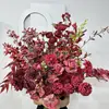Vale Huaxi 2026 Novos Produtos Série Vermelha Novidades Série de Alta Qualidade Cerimônia de Casamento Flor Artificial para Casamento Atacado