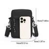 Carteira Pequena Masculina Moderna de Tecido Oxford Mochila Esportiva para Ciclismo Estilo Japonês Transversal Ombro Bolsa Pequena Moda Feminina Estudante Porta Celular