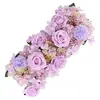 Nuevo Arreglo Floral de Piso para Boda Flor de Seda Artificial Flor Acabada Decoración L Arreglo Floral de Eucalipto t Guía de Camino de Escenario Arte Floral para Boda
