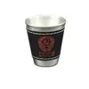 Taza de Acero Inoxidable de Gran Capacidad con Tapa, Copa de Vino Pequeña para Hogar y Exteriores, Copa de Vino Portátil, Copa de Vino Blanco Creativa