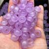 Jade Jade Bashan violeta roxo ábaco contas espaçador contas diy contas soltas brincos pulseira pingente acessórios de jade