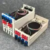 Caja de Terminal de Fibra Óptica 12 Puertos Caja Vacía / Completamente Configurada Caja de Empalme de Cable Óptico de 12 Núcleos FC SC ST LC con Pigtails de Brida de Grado Telecomunicaciones